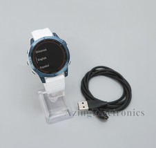Garmin Fenix 7 Sapphire Solar 47mm GPS Smartwatch Titanium Mineral Blue  image 1
