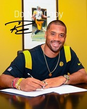 RUSSELL WILSON SIGNED 8X10 PHOTO AUTOGRAPHED REPRINT PITTSBURGH STEELERS - £15.97 GBP