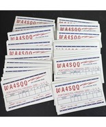 Lot of 238 Vintage Blank QSL Cards WA4SQQ Portsmouth VA Ham Radio USA - $149.99