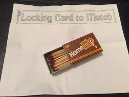 Locking Card to Matchbox - A Card Visually Changes Into A Matchbox - Easy To Do! - £3.50 GBP