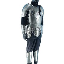 Medieval King Armour Set Complete Package Silver Large - £298.00 GBP