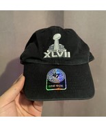 Super Bowl XLVII Hat Cap Navy Embroidered One Size Unisex NFL 47 Brand - £16.41 GBP