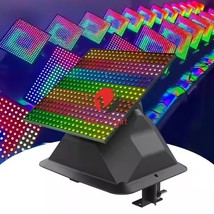 Shaking Head RGB Flat Panel Strobe Light Led Bar Background Moving Head ... - $306.98