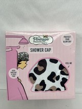 The Vintage Cosmetic Company Shower Cap Leopard Print Spa Gift Bath Pamper - £7.05 GBP