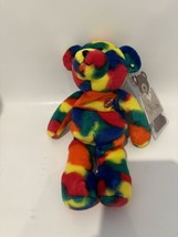 Dennis Rodman Bulls Tie Dye Collectible Famous Legends and Sports Bear New - $13.95