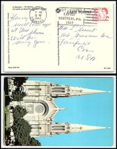 1967 CANADA Postcard - Quebec to Fairfield, CT USA, Montreal Expo Cancel H16  - £2.36 GBP