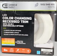 Commercial Electric 6 in. Selectable LED Recessed Trim Downlight - $17.99