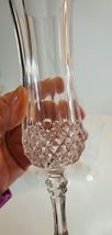 Elegant Crystal Champagne Flutes Cristal d'Arques-LongChamp Set of 6 image 4
