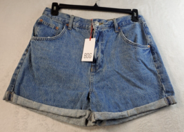 BDG Jeans Shorts Women 32W Blue Denim 100% Cotton Pockets Flat Front Med... - $20.27