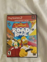 Simpsons Road Rage Play Station 2 Video Game PS2 Family Fun Cib Tested Complete - $23.33