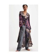 New Free People Marais Floral Long Sleeve Midi Dress $168 X-SMALL Boho - $121.03 CAD