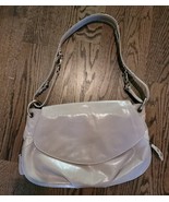 ISABELLA FIORE Patent Leather Beige Hobo Bag, New! - €85,57 EUR