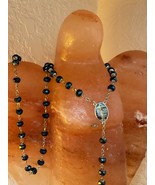 Blue Heavenly Rosary Necklace Urn - $54.63 CAD+