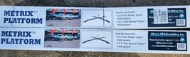 LOT OF 2 Metrix Platform Outdoor X Banner Stands - £35.09 GBP