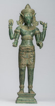 Antik Khmer Stil Stehend Bronze Hayagriva Kalkin Pferd Von Vishnu - 56cm/55.9cm - $1,210.67