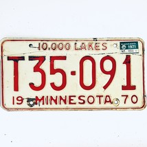 1971 United States Minnesota Lakes Truck License Plate T35-091 - £14.72 GBP