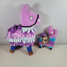 Fortnite Plush Lot Llama Pinata Stuffed Animal Toy Purple Size 13.5&quot; and 7&quot; - £12.53 GBP