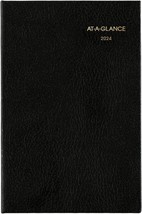 AT-A-GLANCE® Fine Weekly/Monthly Diary 2024  2-3/4 x 4-1/4, Pocket Size ... - $17.80