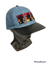 VTG Walt Disney Cowboy Buddies Goofy’s Hat Co Denim Snapback Leather Brim USA - £36.39 GBP