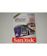 SanDisk Ultra Plus SDXC UHS-I 64GB Class 10 Flash 40MB/s Memory Card Ret... - $328.56 MXN