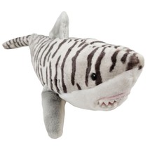 Wild Republic Tiger Shark Cuddlekins Stuffed Animal Toy Plush Sea Ocean - £12.46 GBP