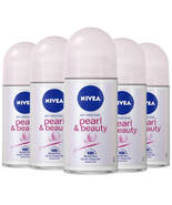 3 x Nivea Pearl &amp; Beauty Women Antiperspirant Deodorant Roll On 50ml/1.7... - £27.46 GBP