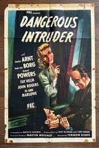 *DANGEROUS INTRUDER (1945) Charles Arnt &amp; Veda Ann Borg PRC Murder Myste... - $75.00
