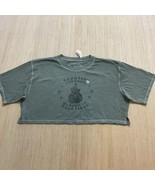 Aeropostale Nashville Tennessee Crop Boyfriend Tee Khaki Green Tee New M... - €21,13 EUR