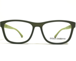 Dolce &amp; Gabbana Eyeglasses Frames DG5003 2811 Matte Green Square 54-15-140 - $121.33
