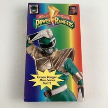 Mighty Morphin Power Rangers VHS Tape Green Ranger Mini Series Part 2 Vintage - £11.34 GBP