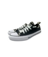 Converse All Star Black Leopard Trim Canvas Shoes - Junior Size 4 - £21.79 GBP