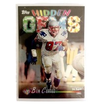 Topps Hidden Gems Ben Coates Trading Card 1998 New England Patriots BGS1 - £7.85 GBP