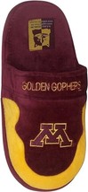 NCAA Minnesota Golden Gophers Name on side Yellow &amp; Maroon Slippers S Co... - £15.95 GBP