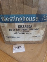 Westinghouse KB325OF AB DE-ION Circuit Breaker Type KB 3pole 250amp 600V AC - $349.30