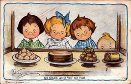 Signed G.G.Wiederseim POSTCARD-&quot;SO Near And Yet So Far&quot; Campbell Soup Kids Bkc - £15.87 GBP