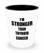 Thyroid Cancer Shot Glass Awareness Survivor Gift Idea For Hope Cure Inspiration - £10.31 GBP