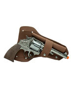 Jesse James Cap Gun Diecast Western Pistol Revolver Cowboy Prop Toy Set - $28.71