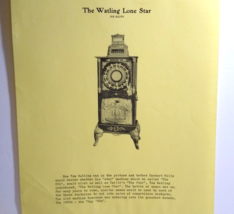 Watling Lone Star Slot Machine AD Marketplace Magazine Print Advertising Sheet - £11.18 GBP