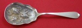 Betsy Patterson by Stieff Sterling Silver Berry Spoon w/ Strawberries in Bowl 8&quot; - £101.20 GBP