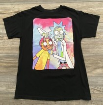 Rick &amp; Morty Graphic T-Shirt Adult Men&#39;s Medium Black Cotton ~Ripple Jun... - £14.21 GBP