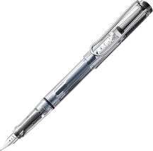 Lamy Vista Transparent Fountain Pen Medium Nib Blue Ink, L12M - *NEW* - $409.25 MXN