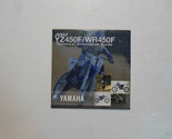 2003 Yamaha YZ450F WR450F Technique Orientation Guide Manuel CD Usine OE... - $48.94