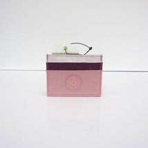 Kipling Daria Card Case Holder KI2020 Polyamide Rosey Rose/Merlot/Metall... - £18.04 GBP