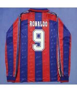 Barcelona 1995/96 Home Long Sleeve Shirt Name Set Number 9 - €32,39 EUR
