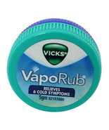 6x Vicks Vaporub Ointment Vaporizing blocked nose cough Nasal headache R... - $11.47 CAD
