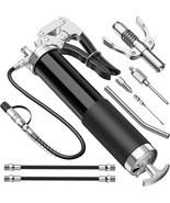 8000 PSI Heavy Duty Grease Gun Kit with Coupler, Hose, Needle &amp; Rigid Pipe - $1,048.76 MXN