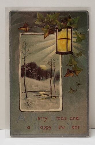 Primary image for Christmas Emb. Postcard Davidson Bros Baltimore to Woodlawn Md 1910 Postcard B7