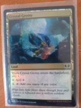 Crystal Grove FOIL Magic The Gathering Land Wilds Of Eldraine 254 Multic... - $1.84