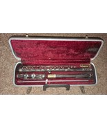 Vintage BUNDY Made by Selmer Elkhart Indiana Flute Instrument w/ Case USA - £75.09 GBP