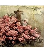 Sundial Pink Flowers Victorian Greeting Card Postcard 1900s PCBG11B - $363.77 MXN